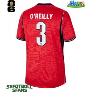 England Nico O'Reilly #3 Bortatröja VM 2026 Kortärmad